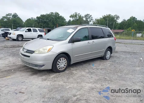 2004 Toyota Sienna Le z USA, uszkodzony, nr VIN 5TDZA23C44S108484